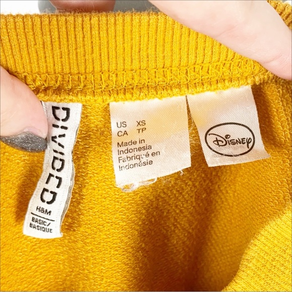 CLEARANCE -- Disney x H&M Divided Light Orange Mickey Mouse Sweater (XS) - Picture 6 of 9